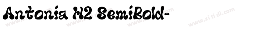 Antonia H2 SemiBold字体转换